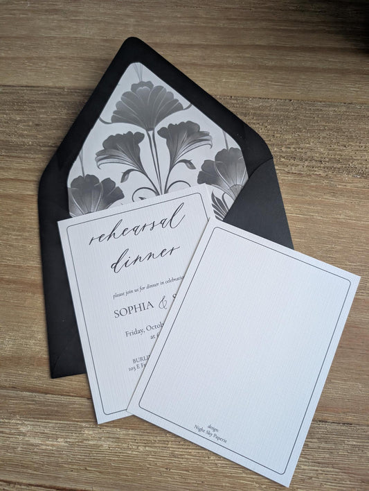 Art Deco Invitation Suite