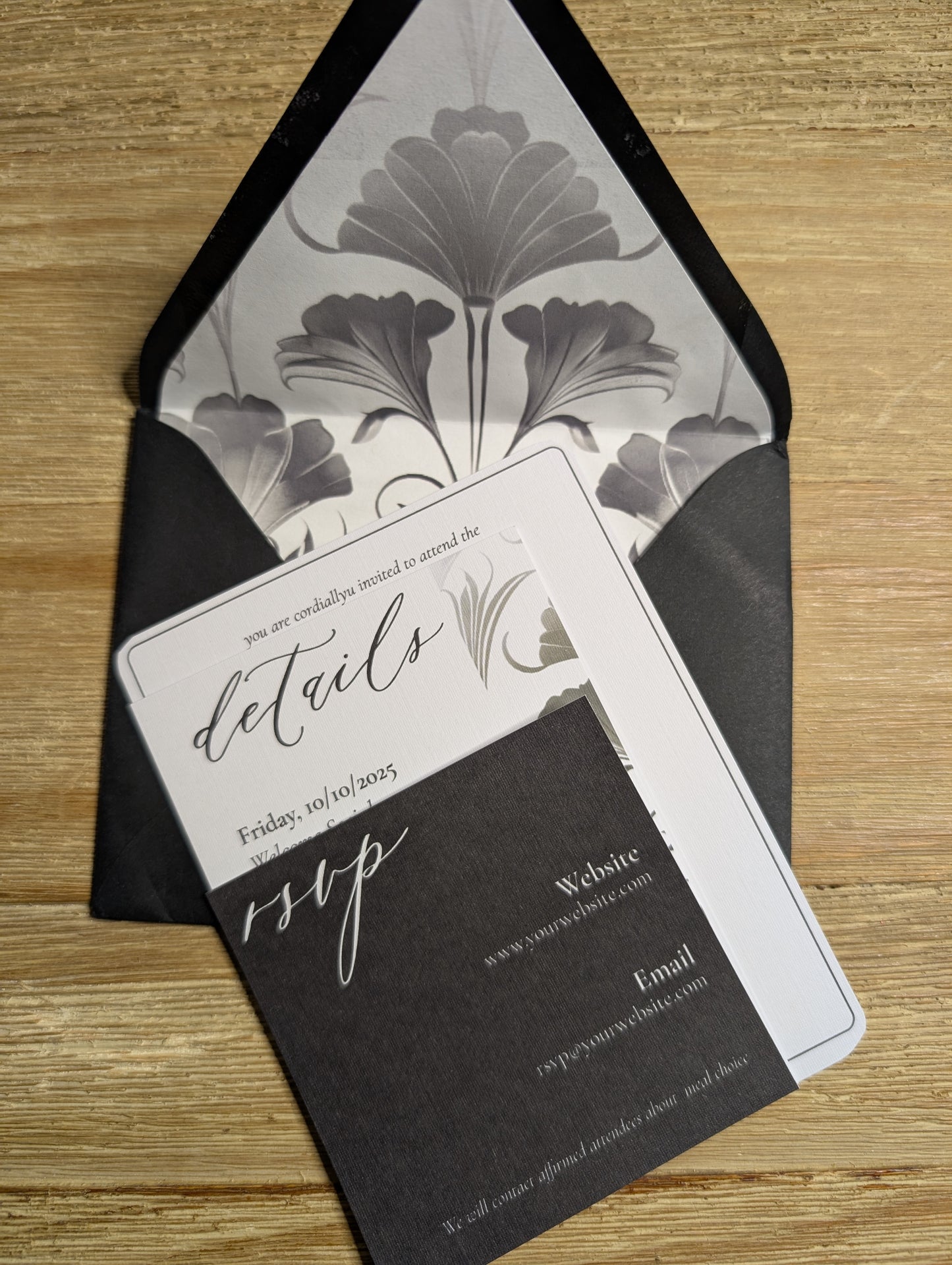 Art Deco Invitation Suite