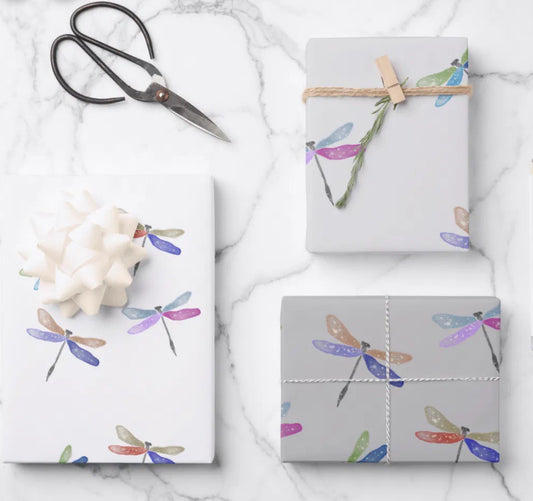 Wrapping Paper Set | Dragonfly