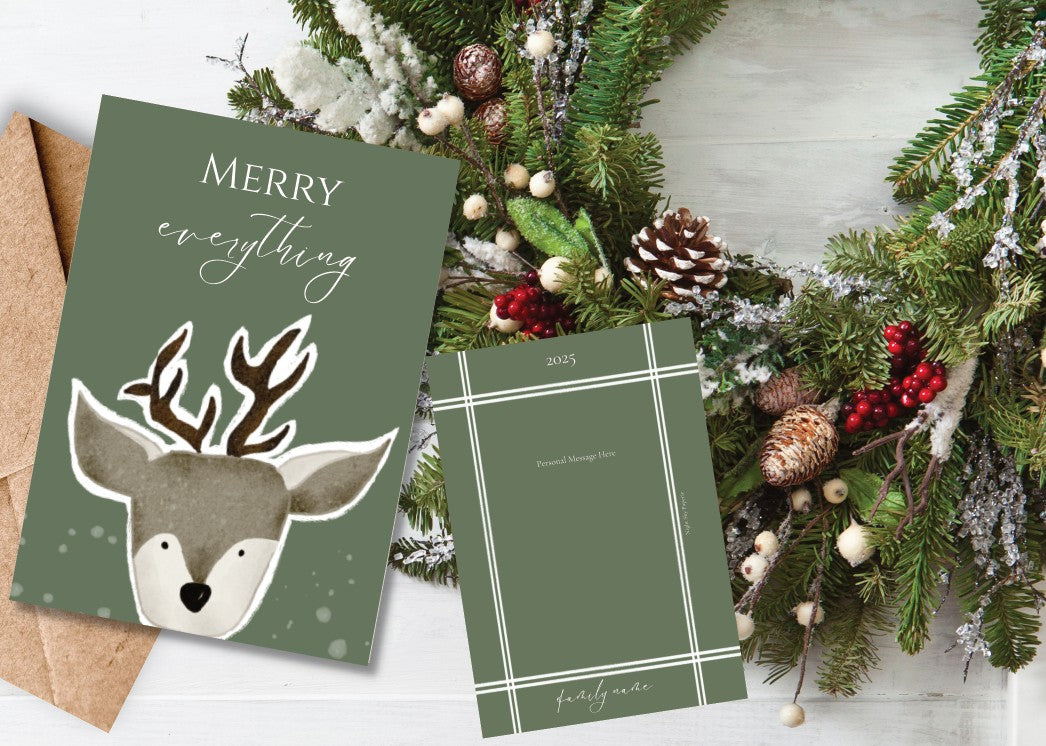 Special Edition | Holiday Card | Custom Print | Watercolor