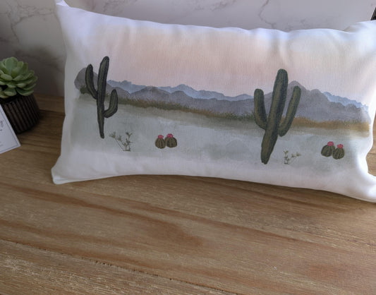 Pillow | Canvas | 12" x 18" | 18" x 18" | Watercolor