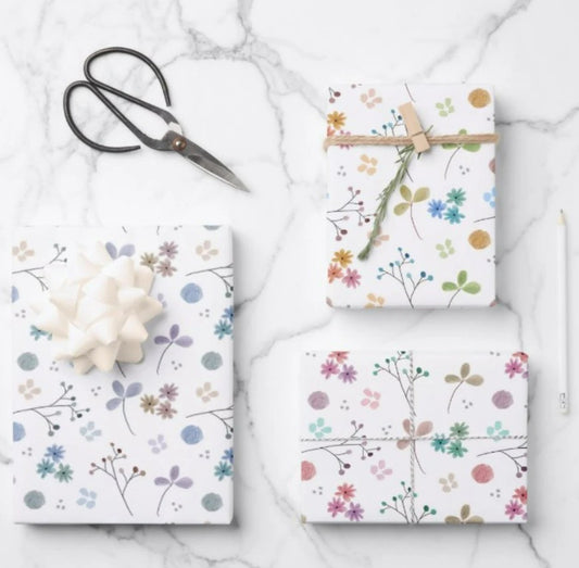 Wrapping Paper | Floral Pattern