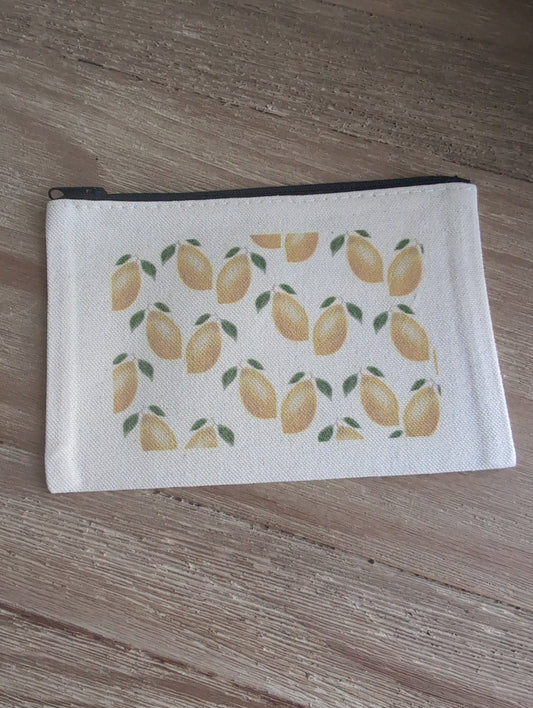 Zipper Pouch | Canvas | Travel  Pouch | Pencil Case