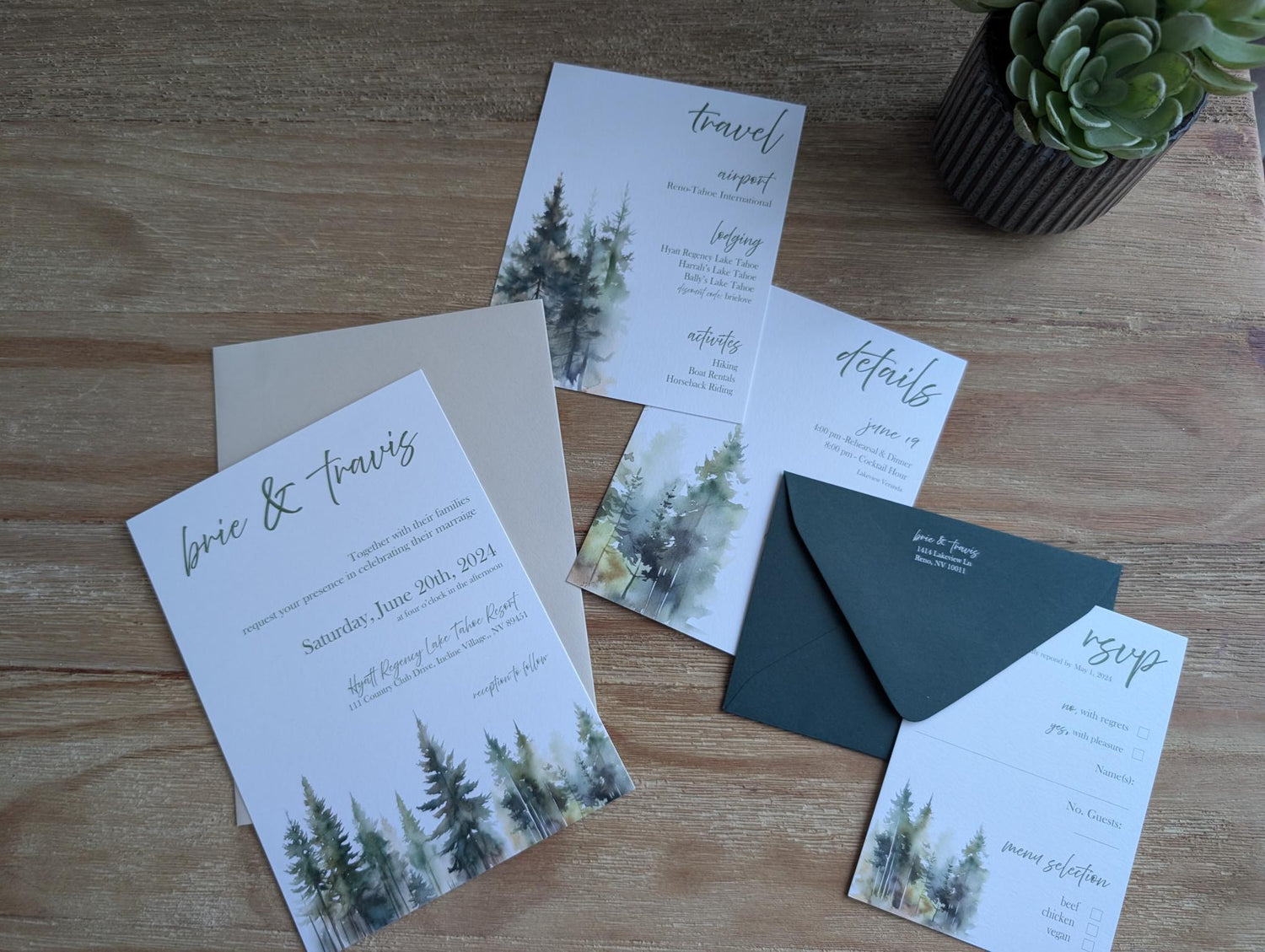 Invitations (Semi Custom)