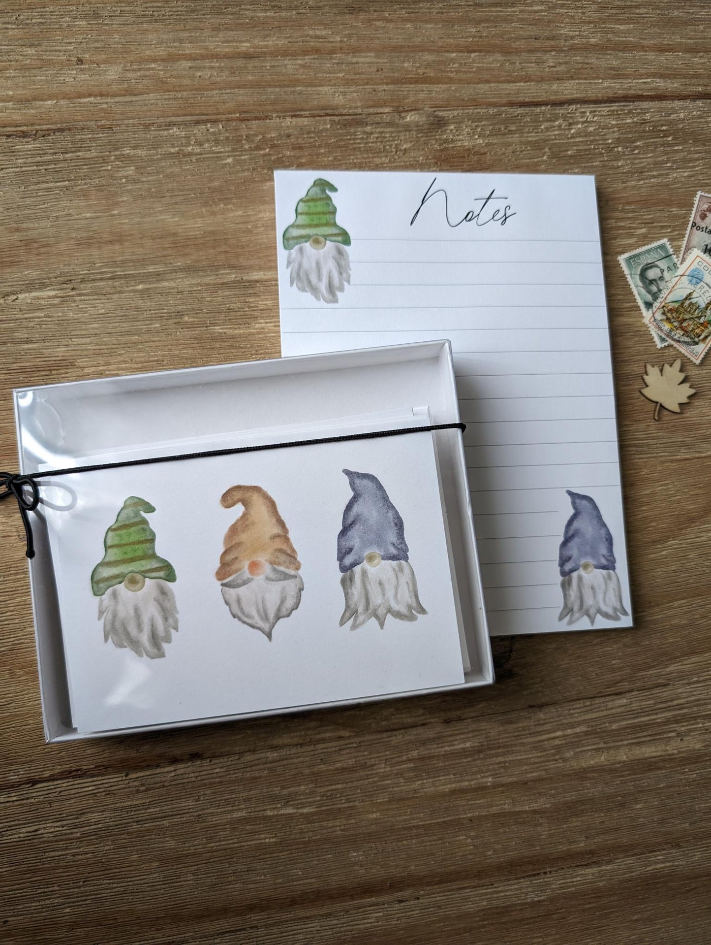 Notecard | Triple Gnome | Watercolor