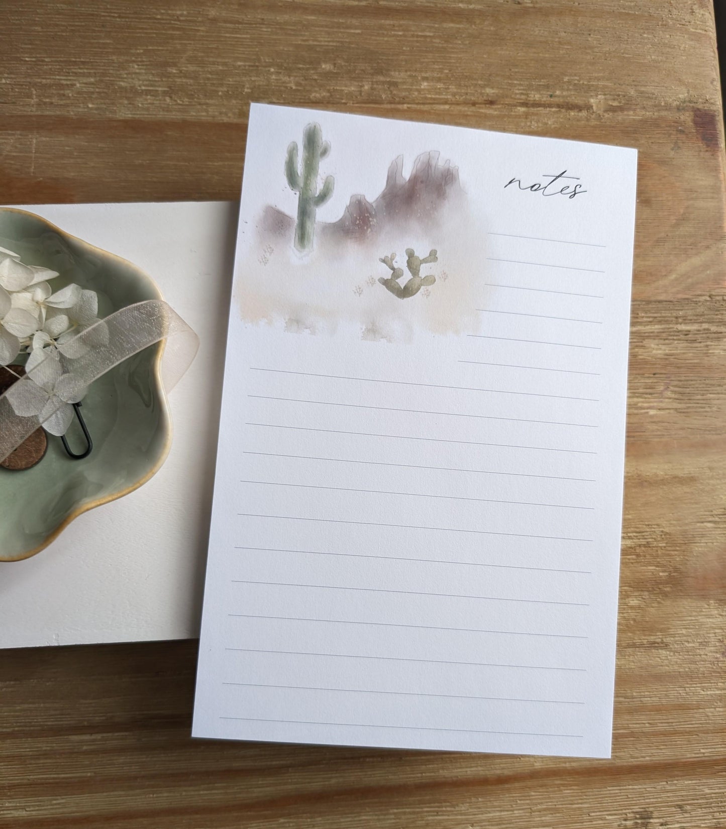 Notepad | 5.5x8.5 (large) | Watercolor