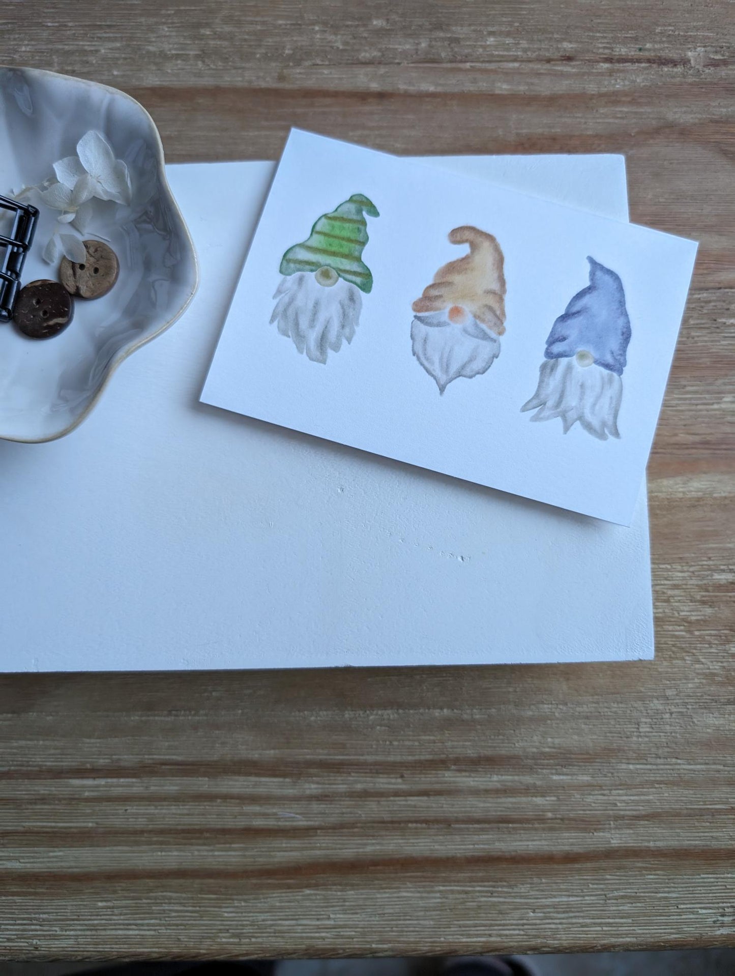 Notecard | Triple Gnome | Watercolor