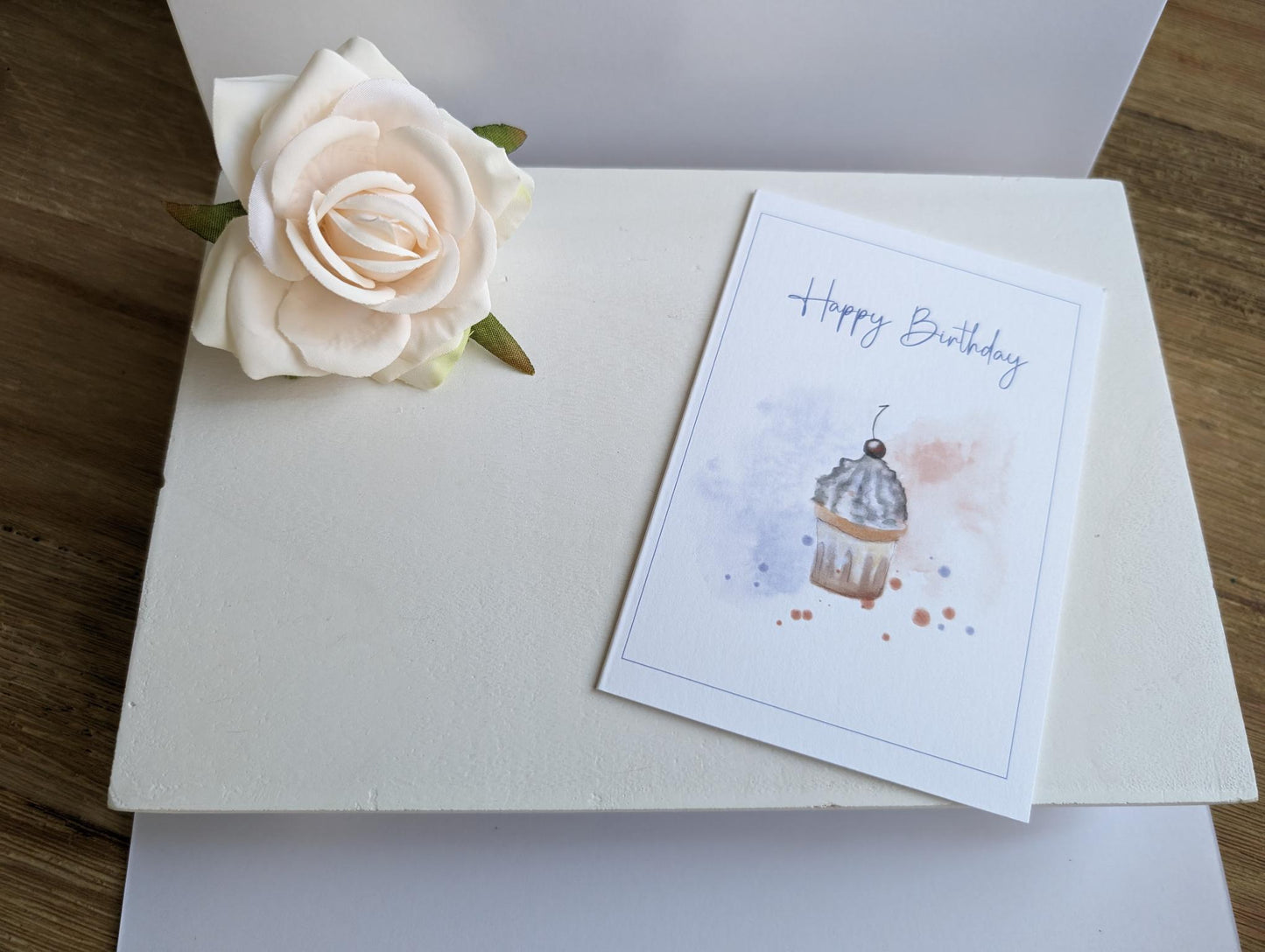 Notecard | Birthday | 3.5x5 in | Blank | Watercolor