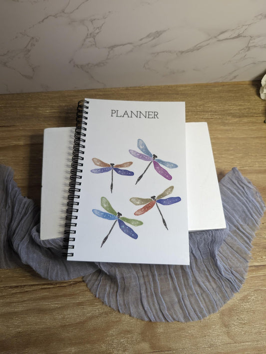 Planner | Annual | 5.5 x 8.5 | Blank dated | Watercolor Design