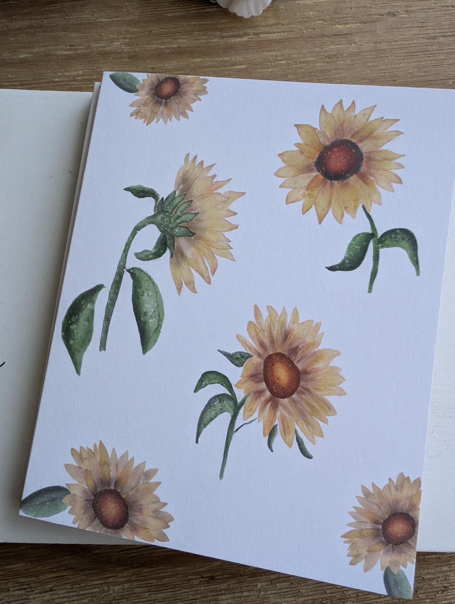 Notecard | Sunflower Collection | Blank | A2 | Watercolor