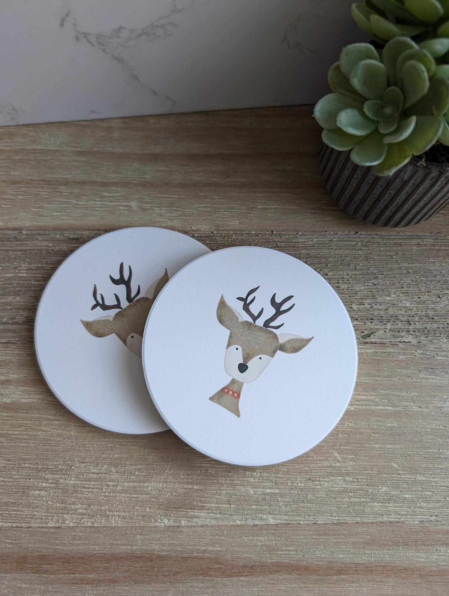 Coaster | Holiday Collection | Ceramic | Round | 4.25"