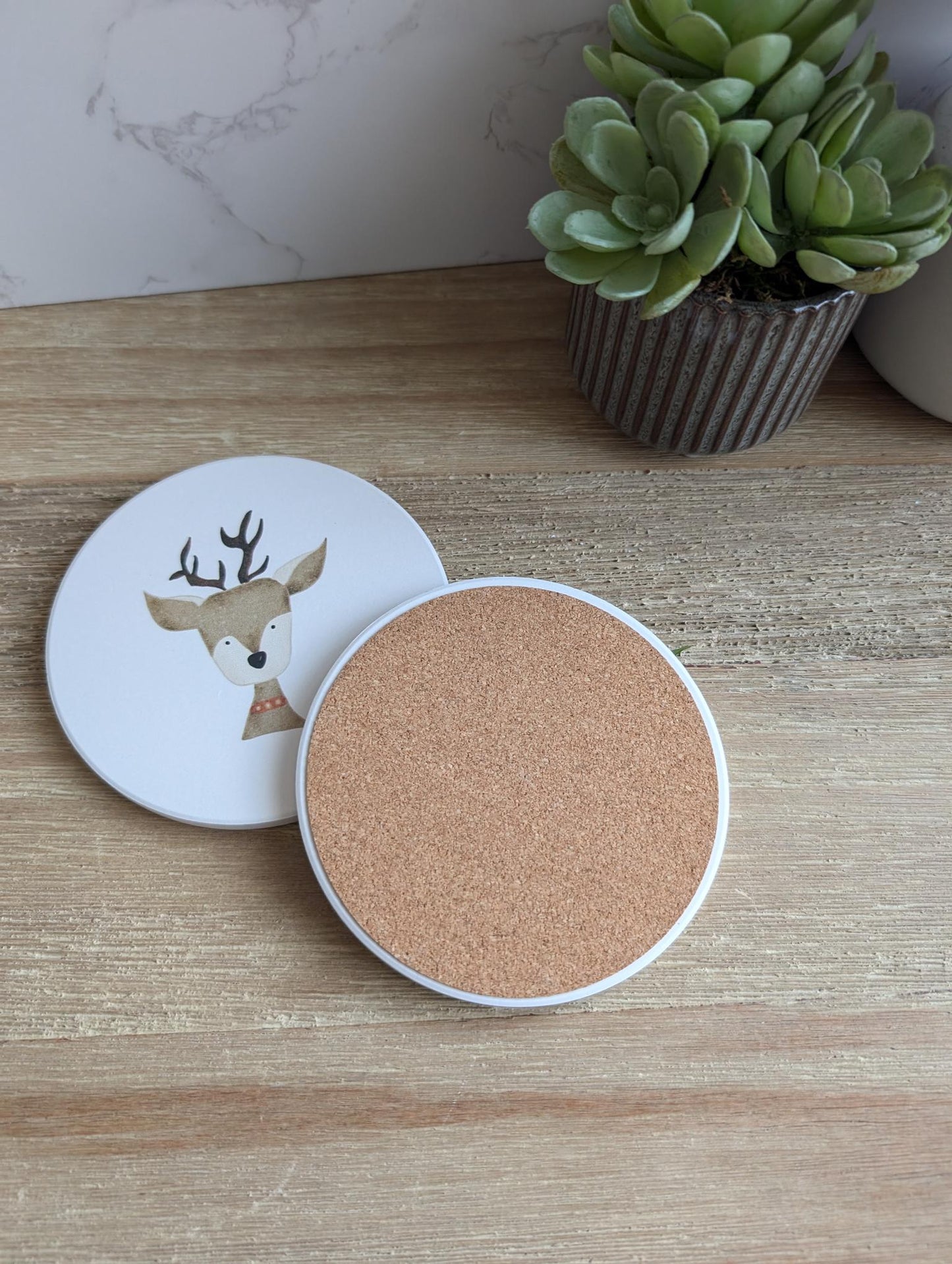 Coaster | Holiday Collection | Ceramic | Round | 4.25"