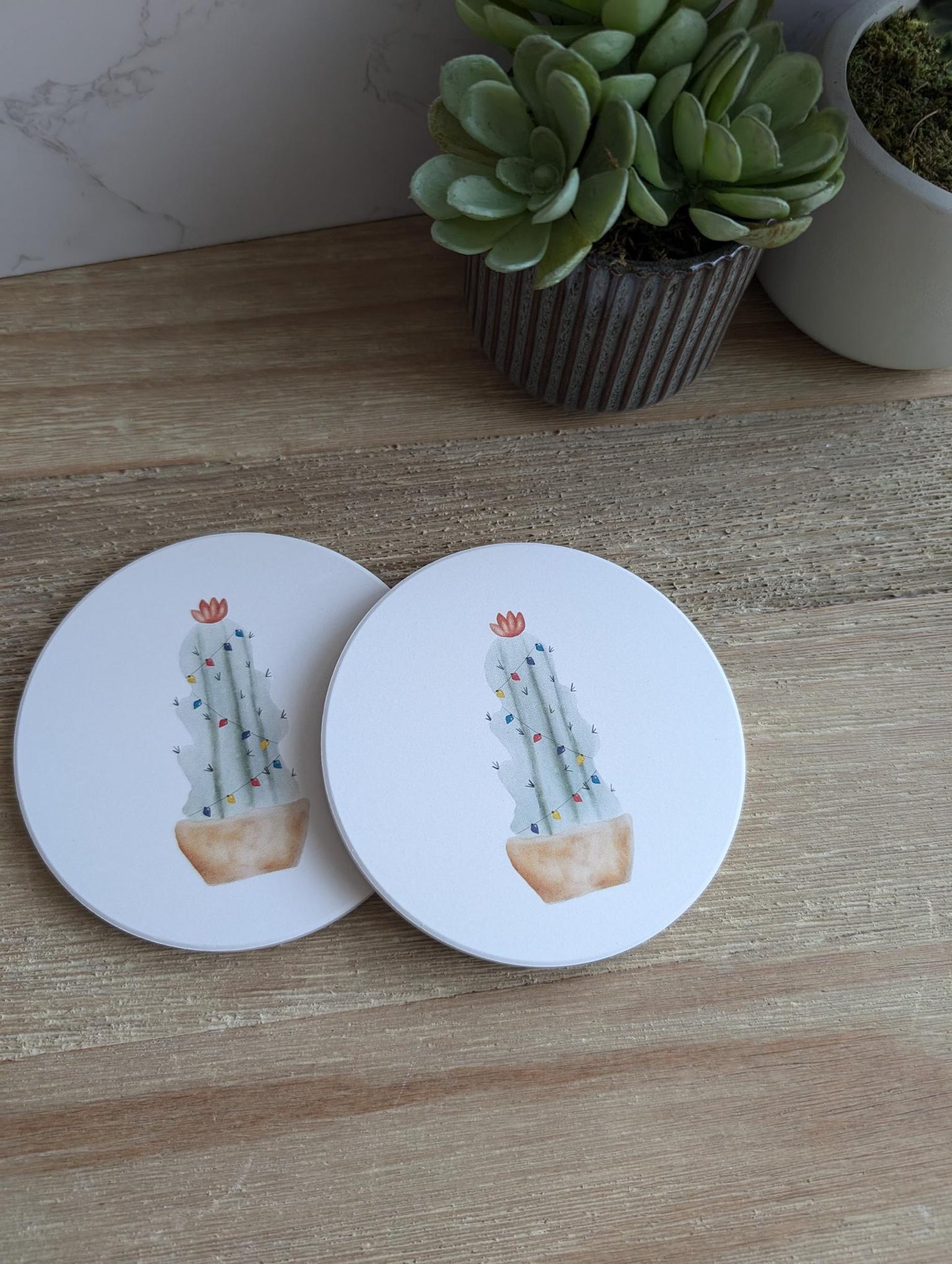 Coaster | Holiday Collection | Ceramic | Round | 4.25"