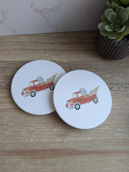 Coaster | Holiday Collection | Round | Ceramic