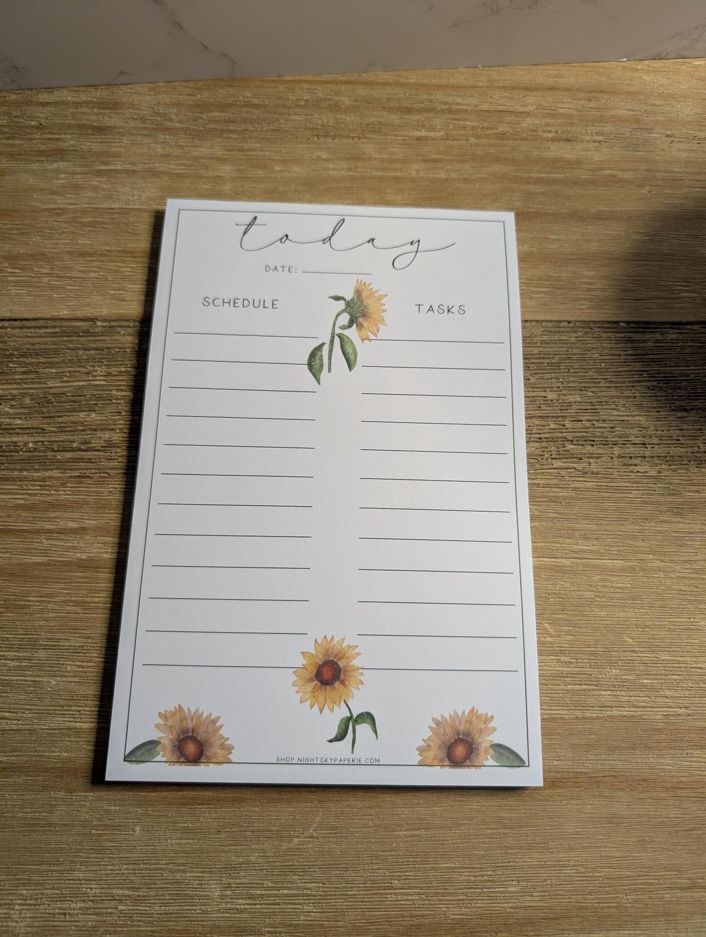 Notepad | 5.5x8.5 (large) | Daily Tasks | Gift | Specialty