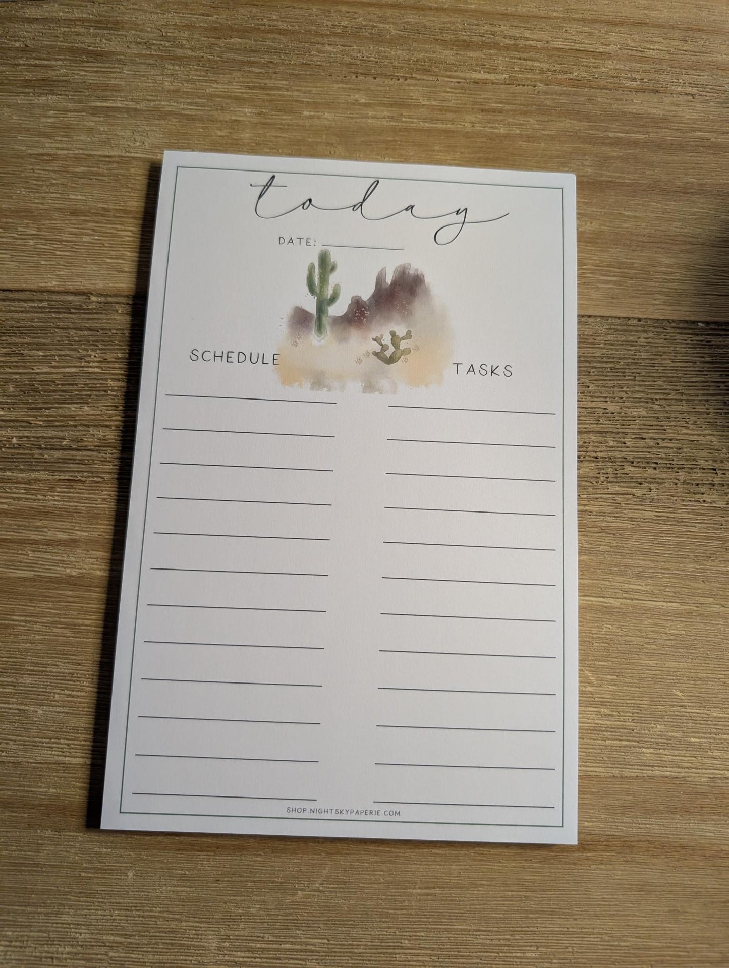 Notepad | 5.5x8.5 (large) | Daily Tasks | Gift | Specialty