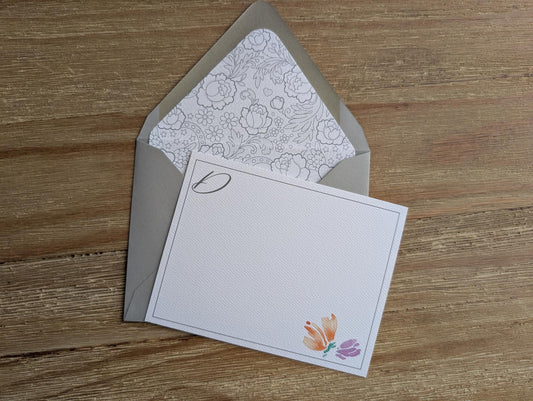 Monogram Card Collection | Lined Envelope | Discontinued