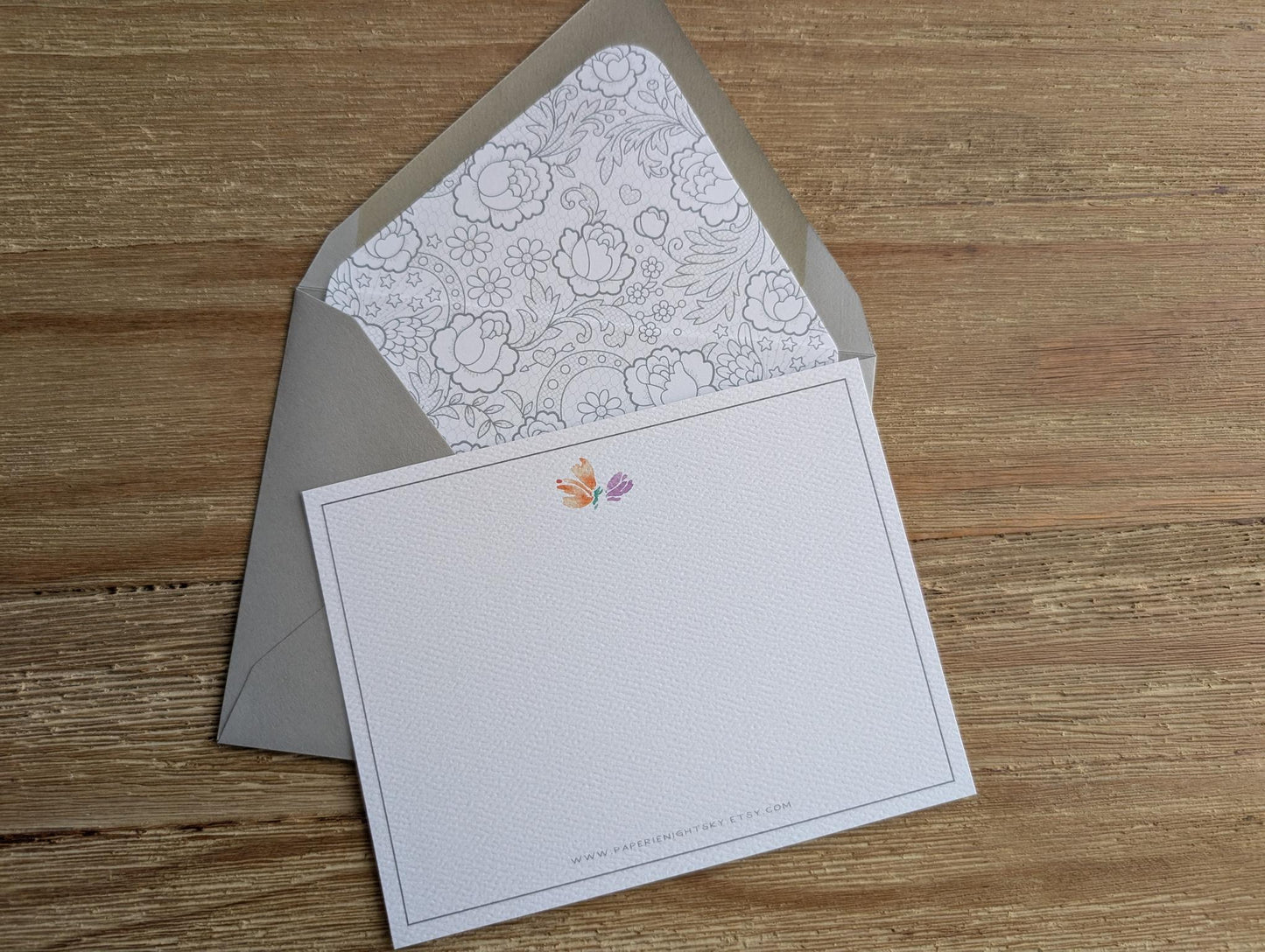 Monogram Card Collection | Lined Envelope | Discontinued