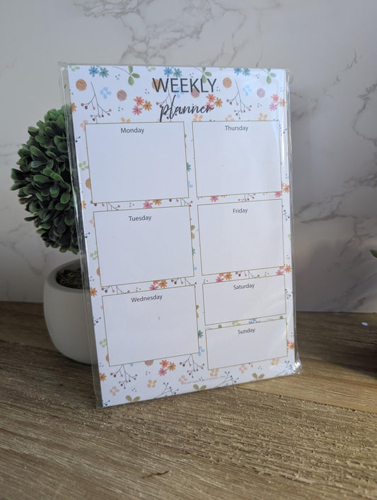 Notepad | Weekly Planner | 5.5x8.5