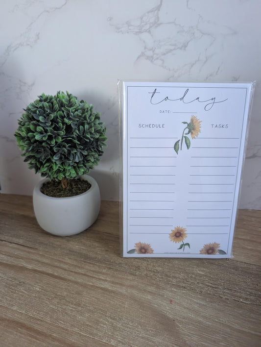 Notepad | Daily Tasks | 5.5x8.5