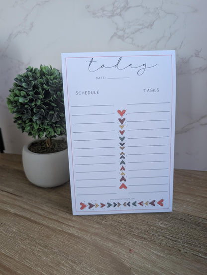 Notepad | Daily Tasks | 5.5x8.5