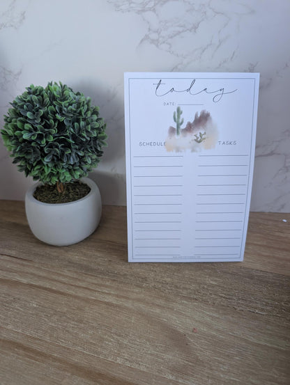 Notepad | Daily Tasks | 5.5x8.5