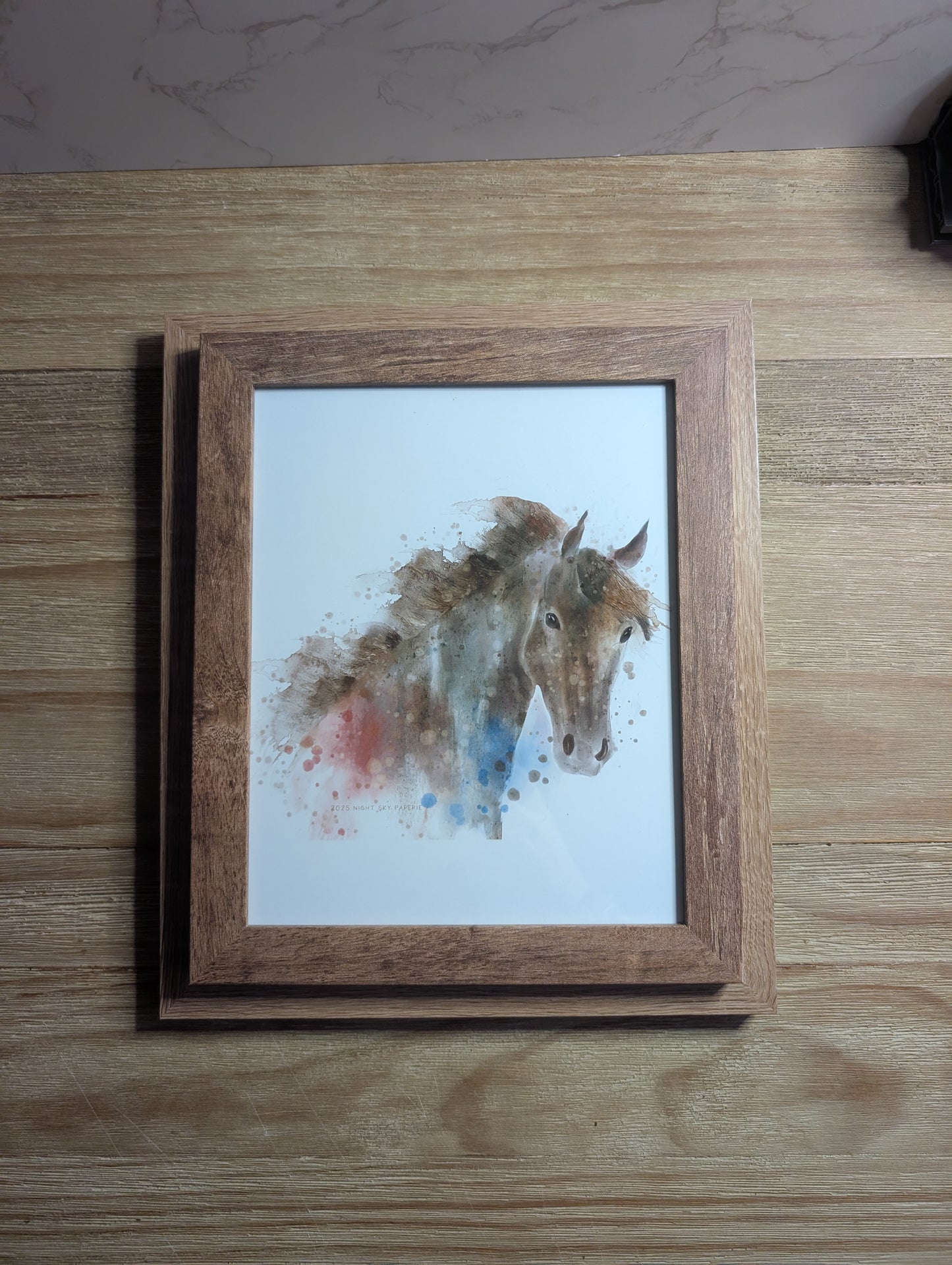 Framed Art | Limited Edition | 8x10 in  | Watercolor Design
