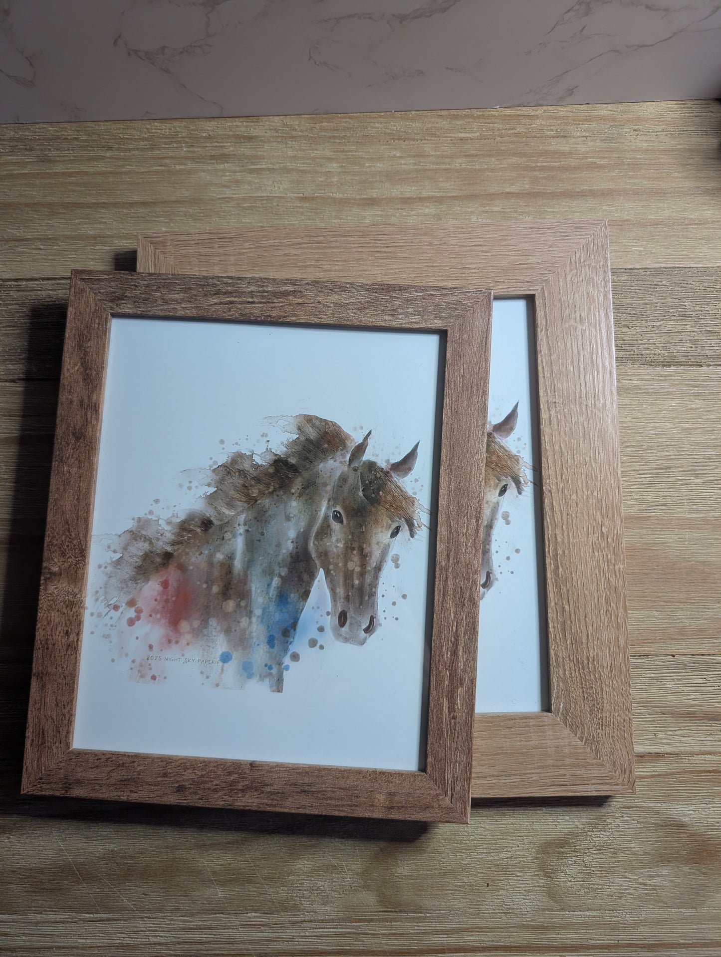 Framed Art | Limited Edition | 8x10 in  | Watercolor Design