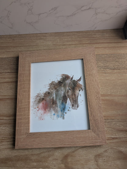 Framed Art | Limited Edition | 8x10 in  | Watercolor Design