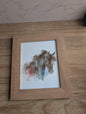 Framed Art | Limited Edition | 8x10 in  | Watercolor Design