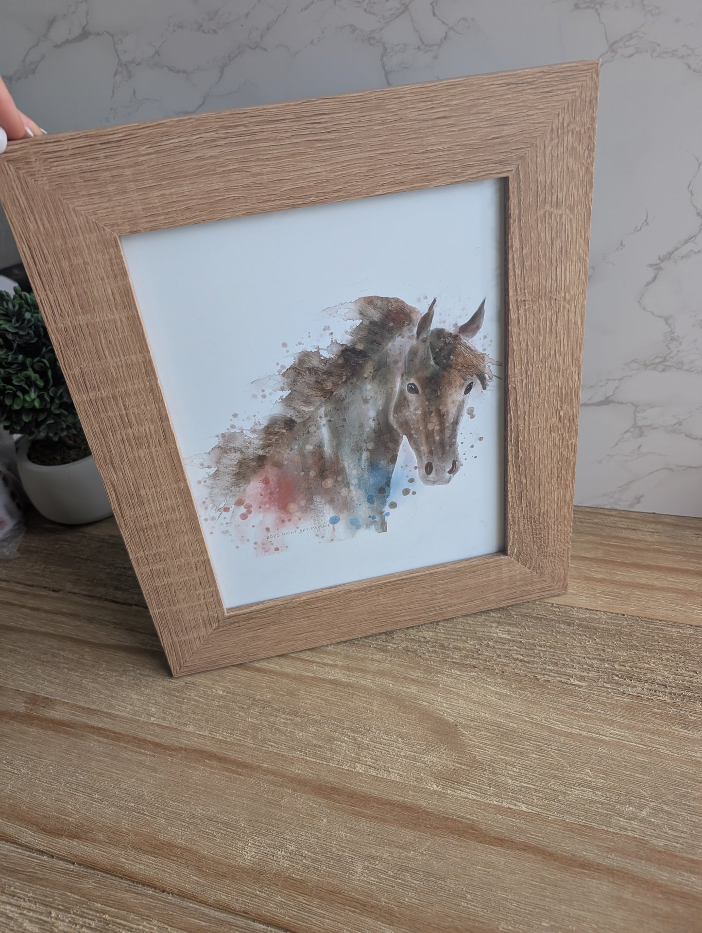 Framed Art | Limited Edition | 8x10 in  | Watercolor Design