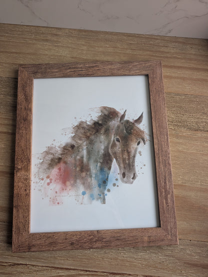 Framed Art | Limited Edition | 8x10 in  | Watercolor Design