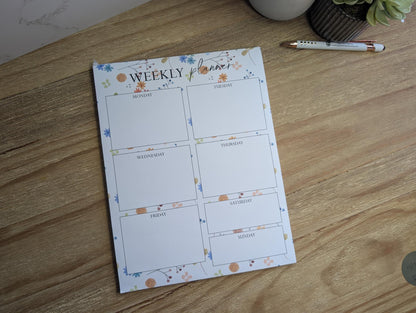 Notepad | Weekly Planner | 8.5x11