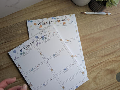 Notepad | Weekly Planner | 8.5x11