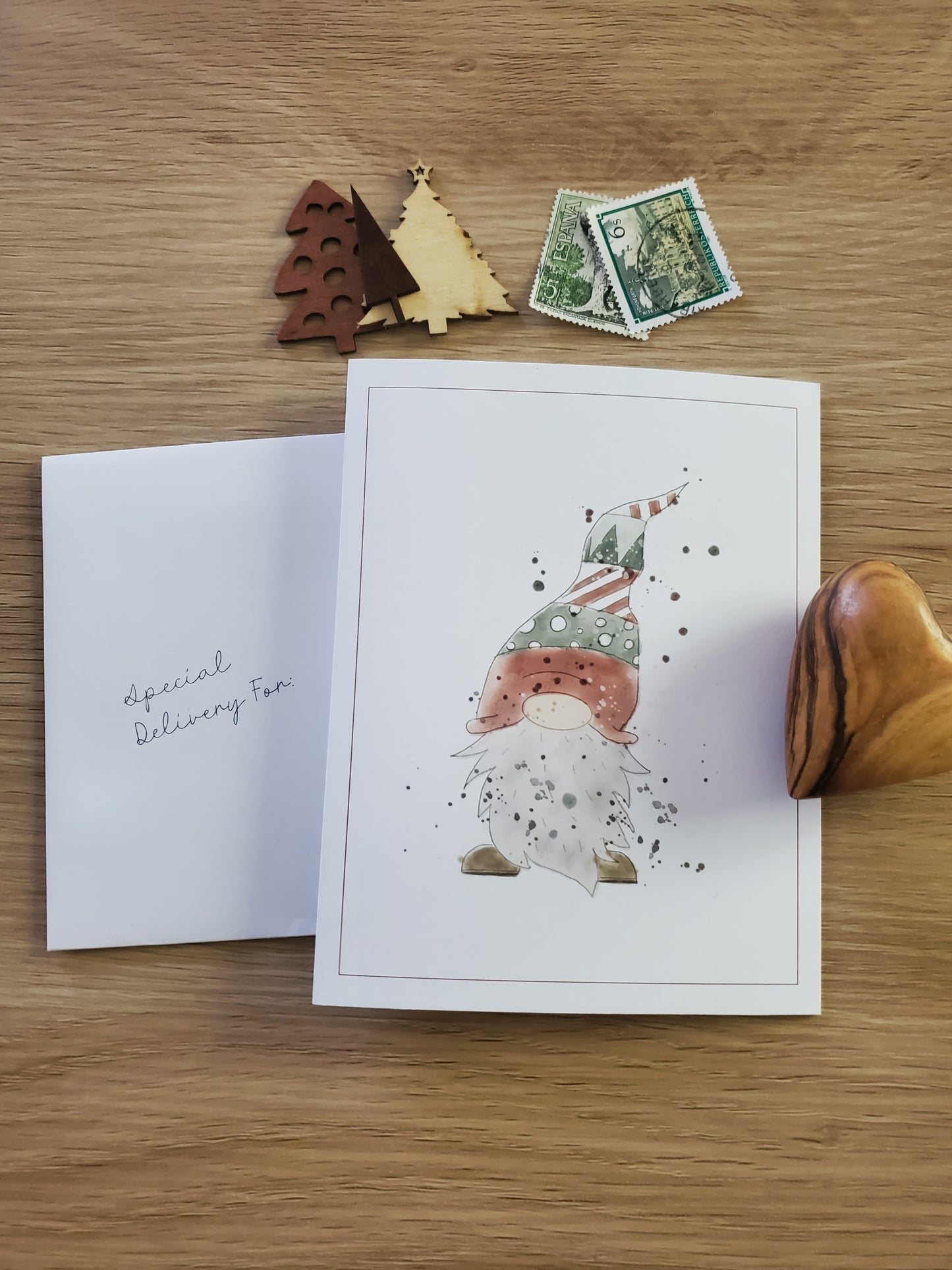 Notecard | Holiday Collection | 9 designs | Watercolor