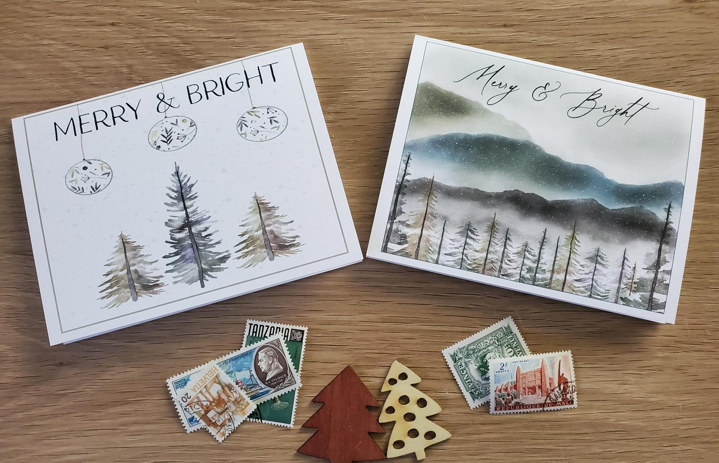 Notecard | Holiday Collection | 9 designs | Watercolor