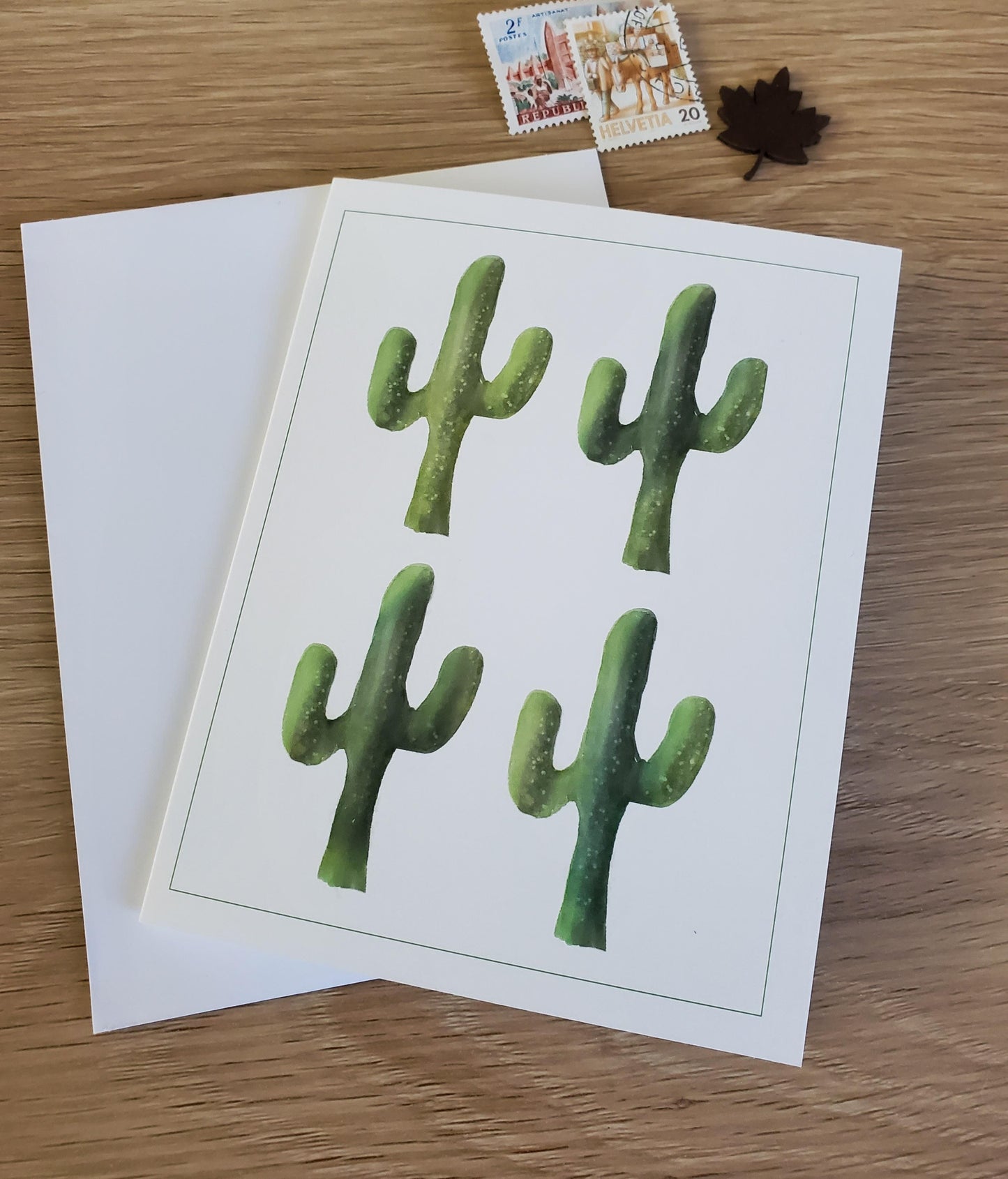 Notecard | Cactus Collection | Blank | A2 | Watercolor