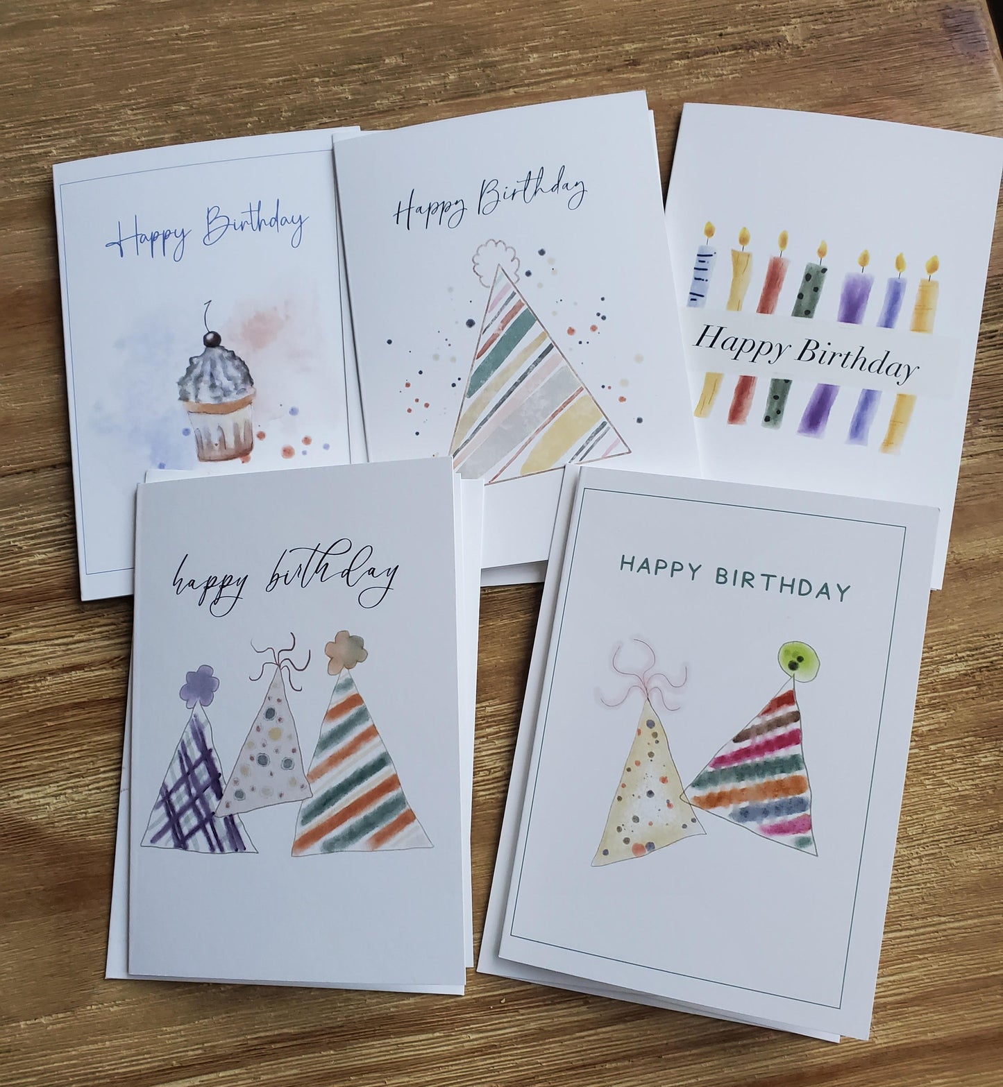 Notecard | Birthday | 3.5x5 in | Blank | Watercolor