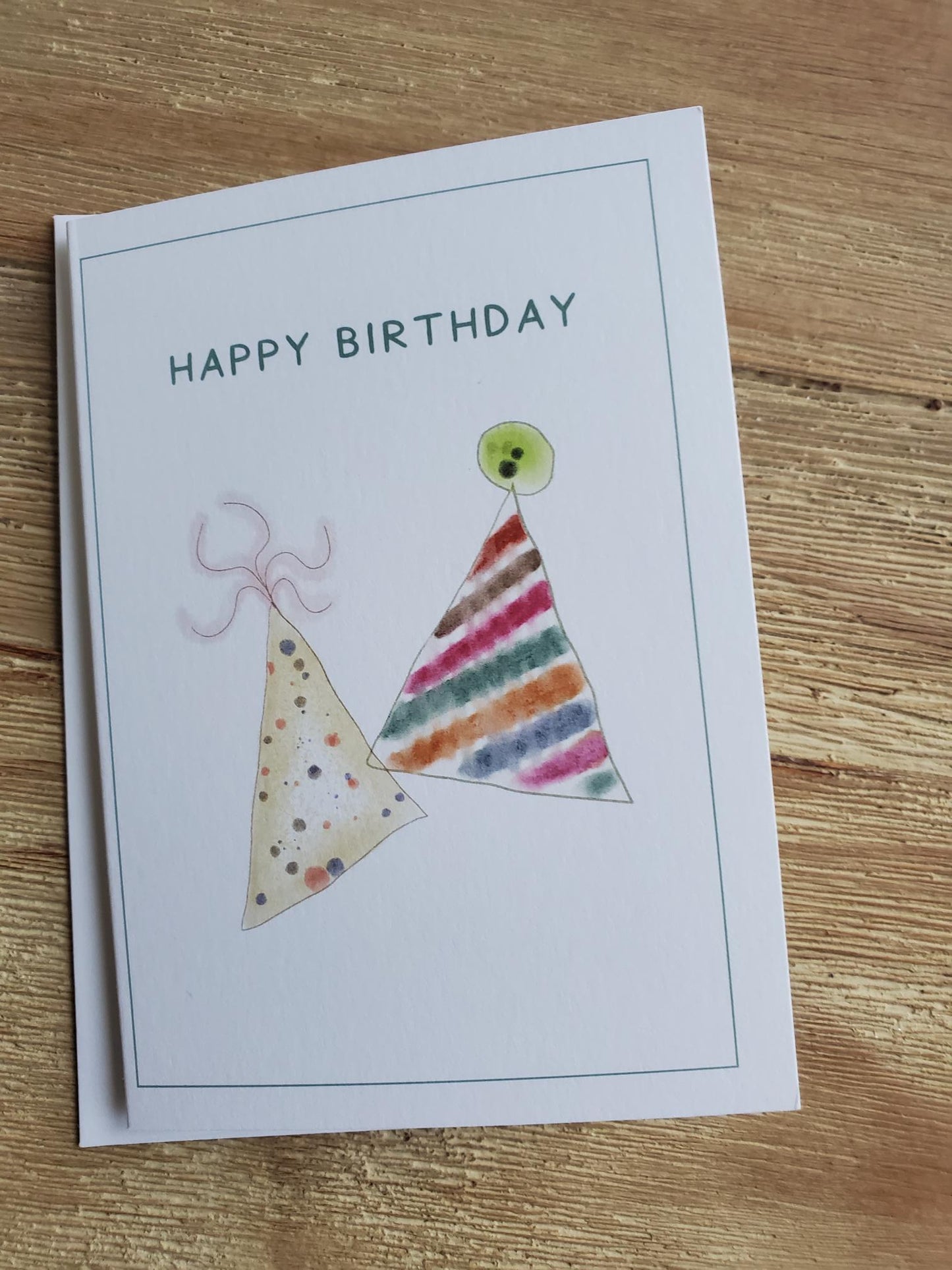 Notecard | Birthday | 3.5x5 in | Blank | Watercolor