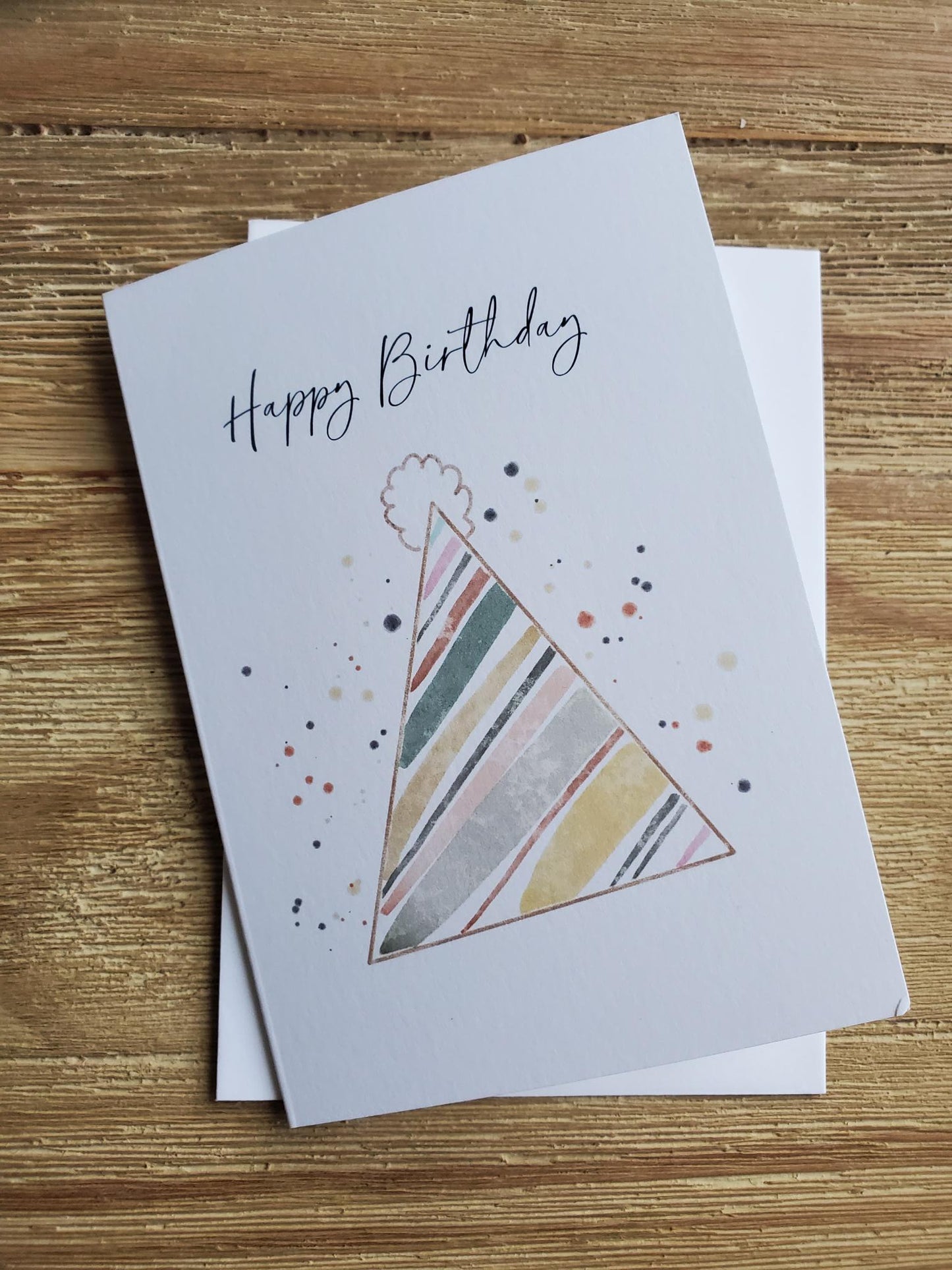 Notecard | Birthday | 3.5x5 in | Blank | Watercolor