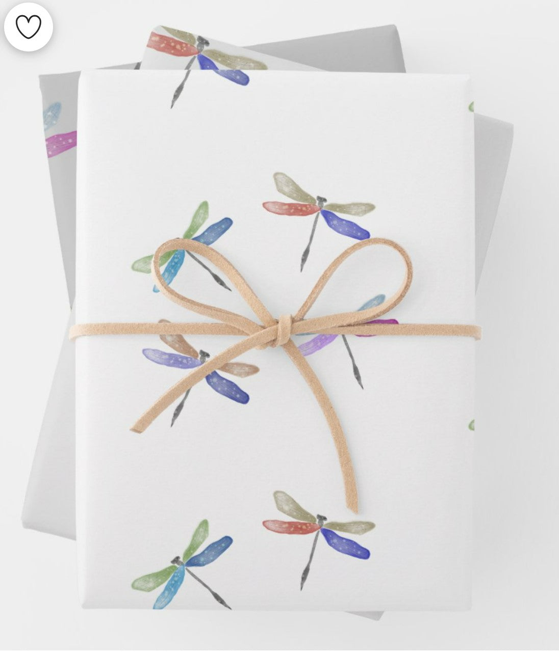 Wrapping Paper Set | Dragonfly | Watercolor 3 sheets