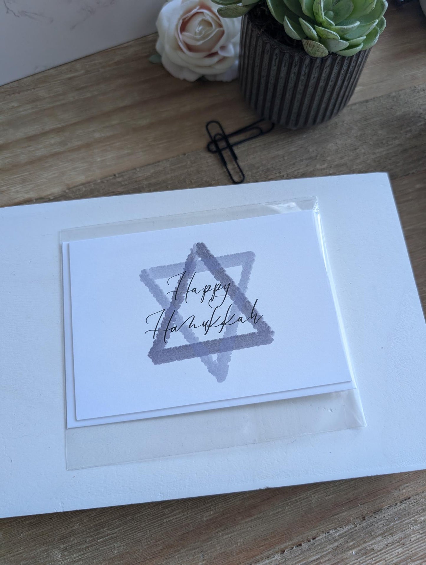 Notecard |  Holiday | Hanukkah Collection | Watercolor