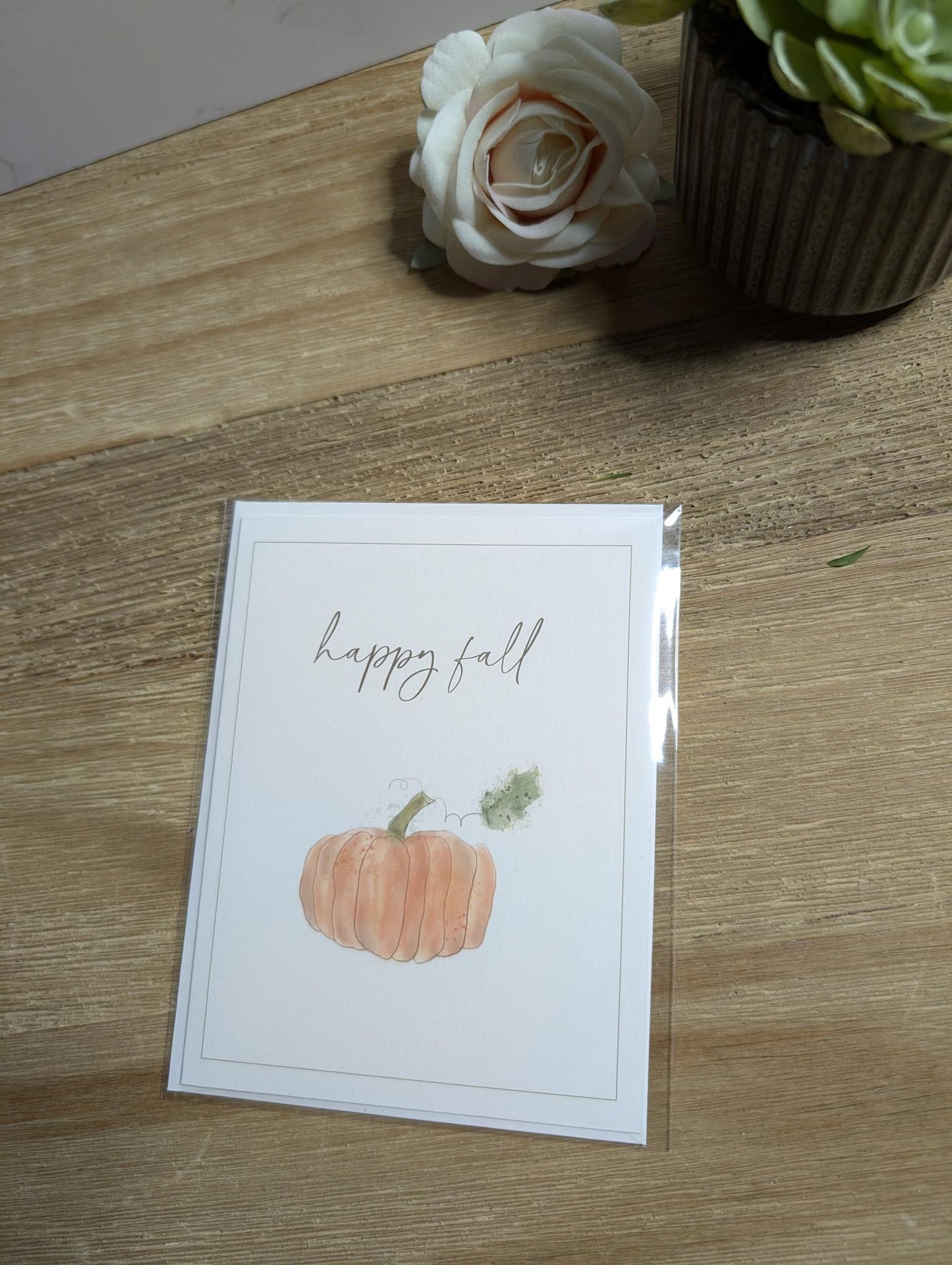 Notecard | Fall Collection | Give Thanks | 5 designs | Watercolor