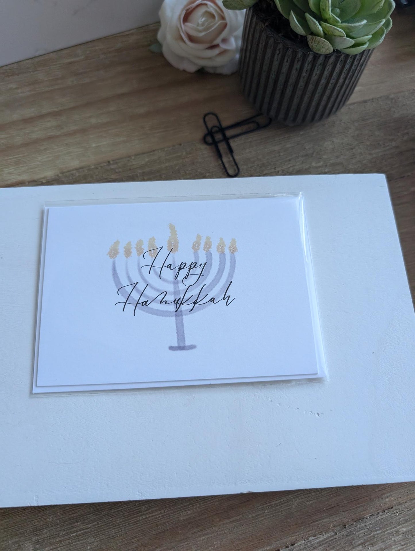 Notecard |  Holiday | Hanukkah Collection | Watercolor