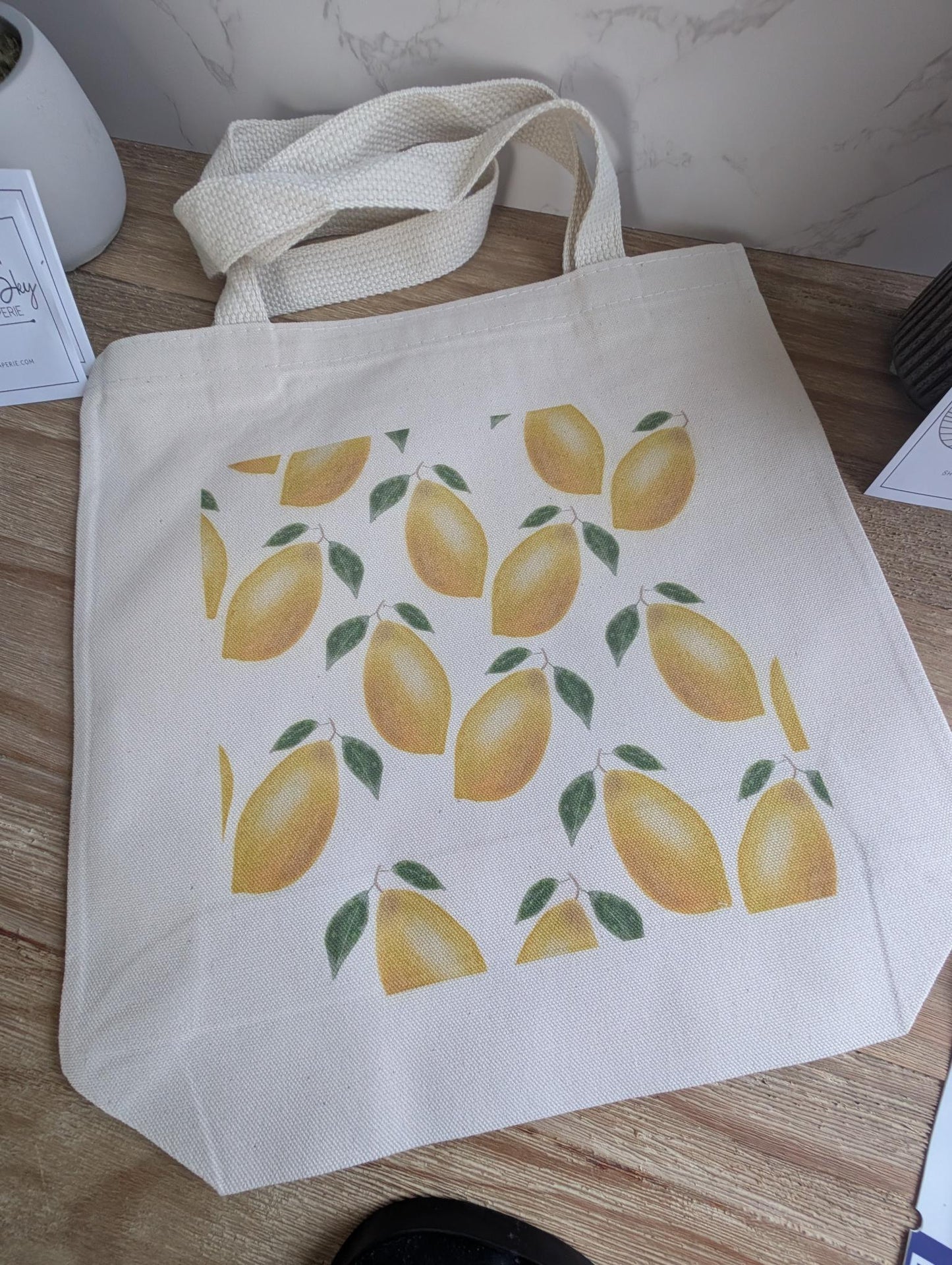 Canvas Tote Bag | 13.5" square