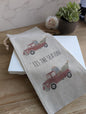 Wine Bag | Holiday Collection | Watercolor design | Linen