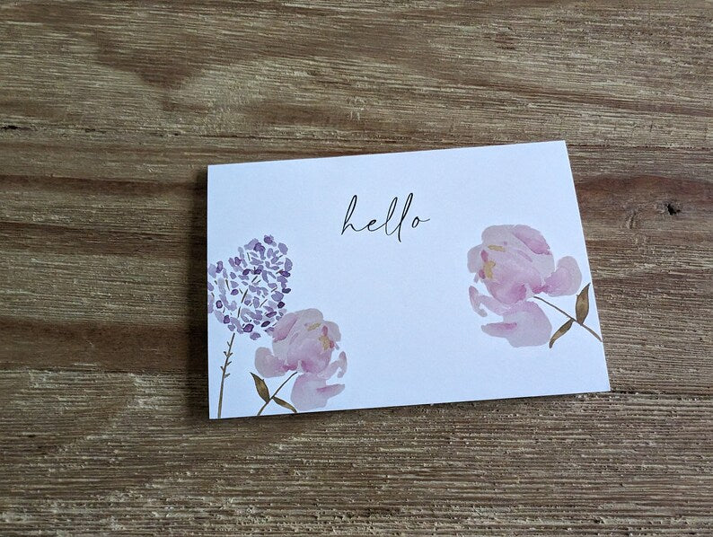 Notecards | Any Occasion | Blank| Watercolor