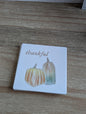 Coaster | Holiday | Ceramic | Square | 2ct. | Watercolor