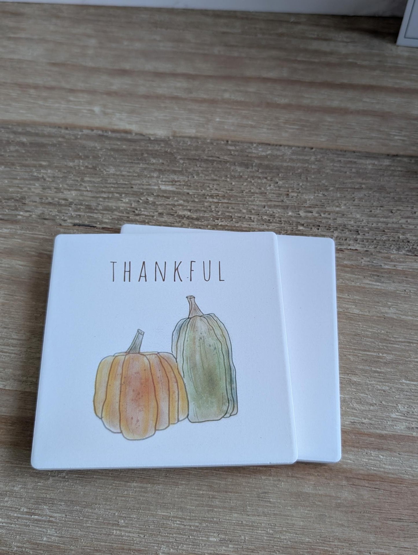 Coaster | Holiday | Ceramic | Square | 2ct. | Watercolor