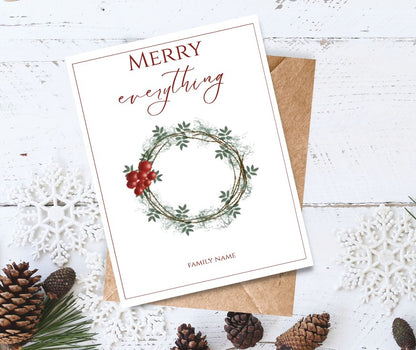 Special Edition | Holiday Card | Custom Print | Watercolor
